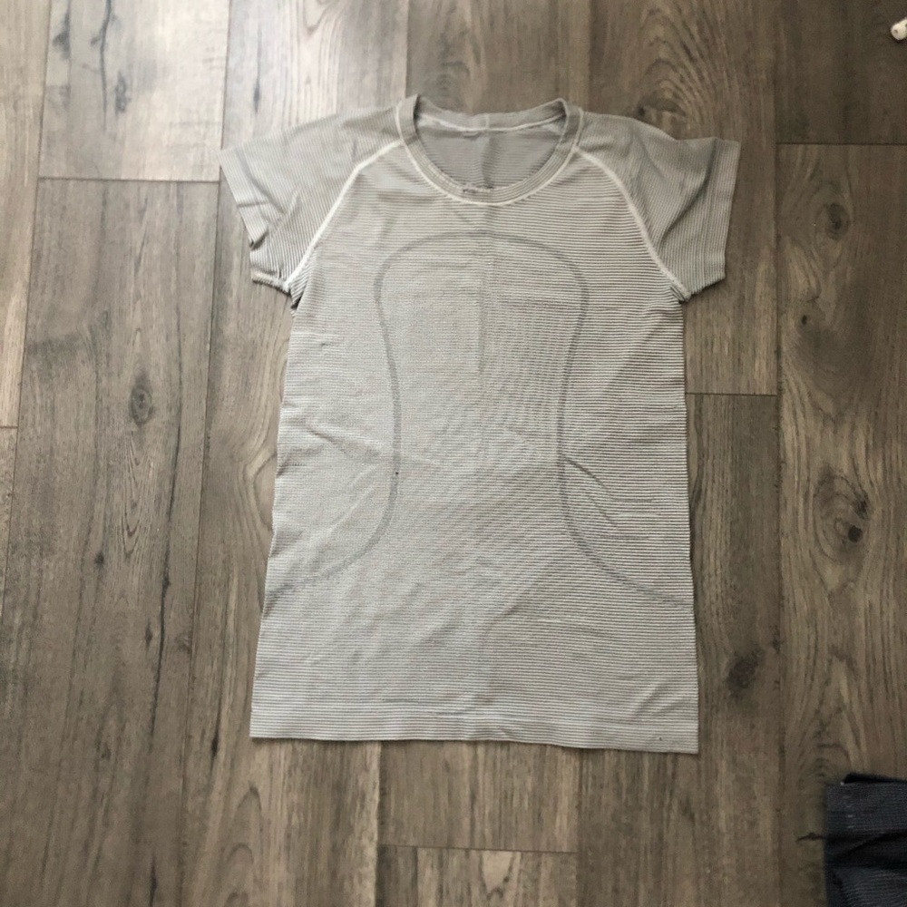 Lululemon swiftly tech tee striped